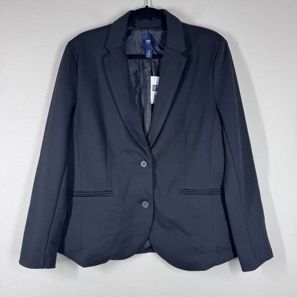 GAP Factory Jackets & Blazers - NWT Gap Women's Academy Blazer In Black Career Business Casual Plus Size 14